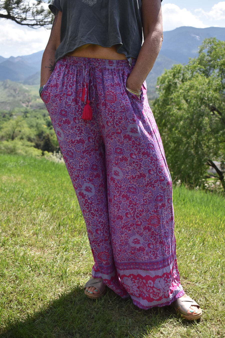 Tarot Pants-Berry Sorbet