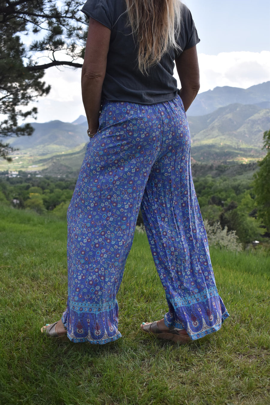 Tarot Pants-Vintage Blue