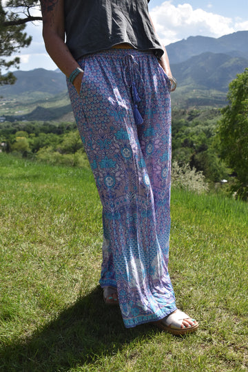 Tarot Pants-Sari India Lilac