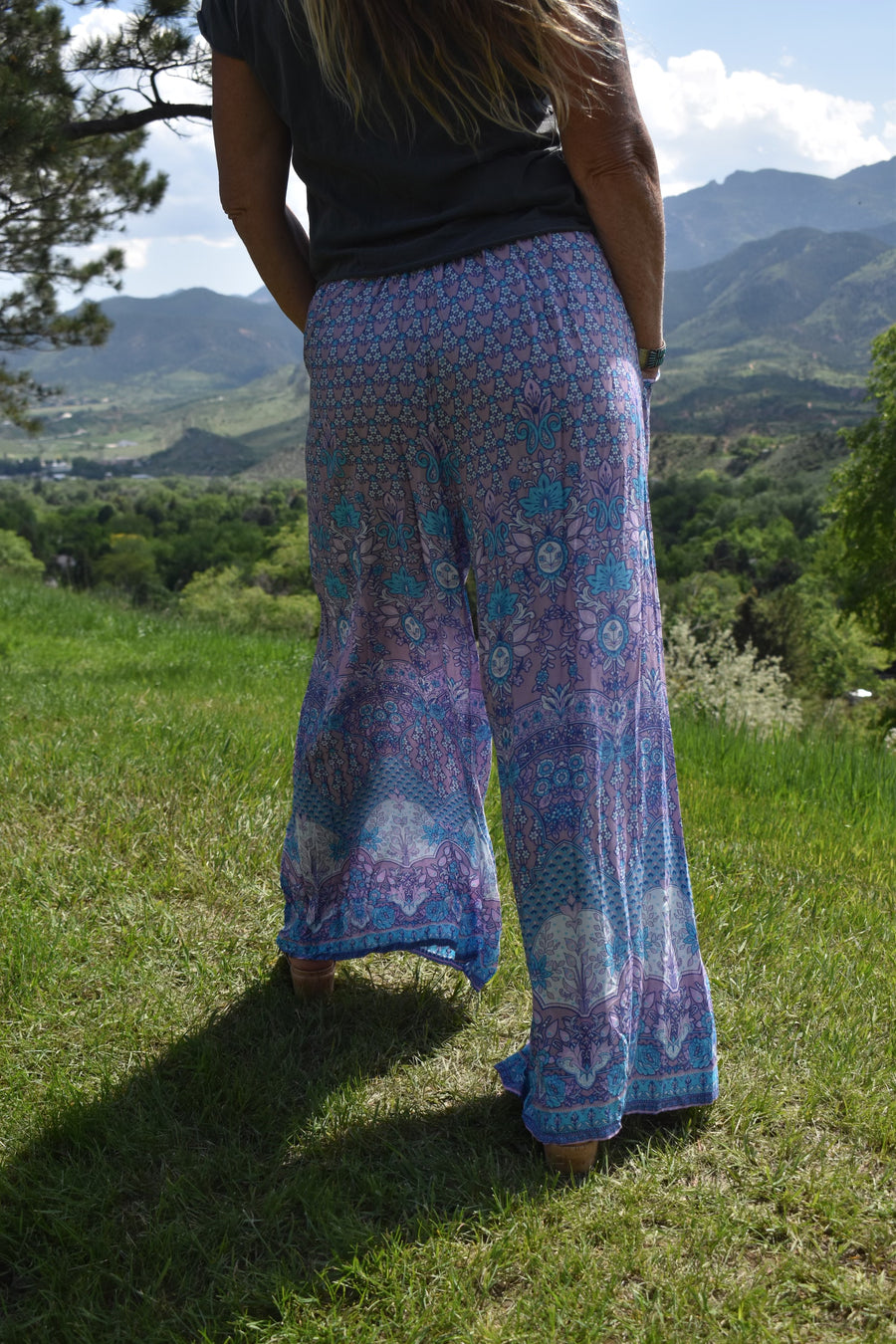 Tarot Pants-Sari India Lilac