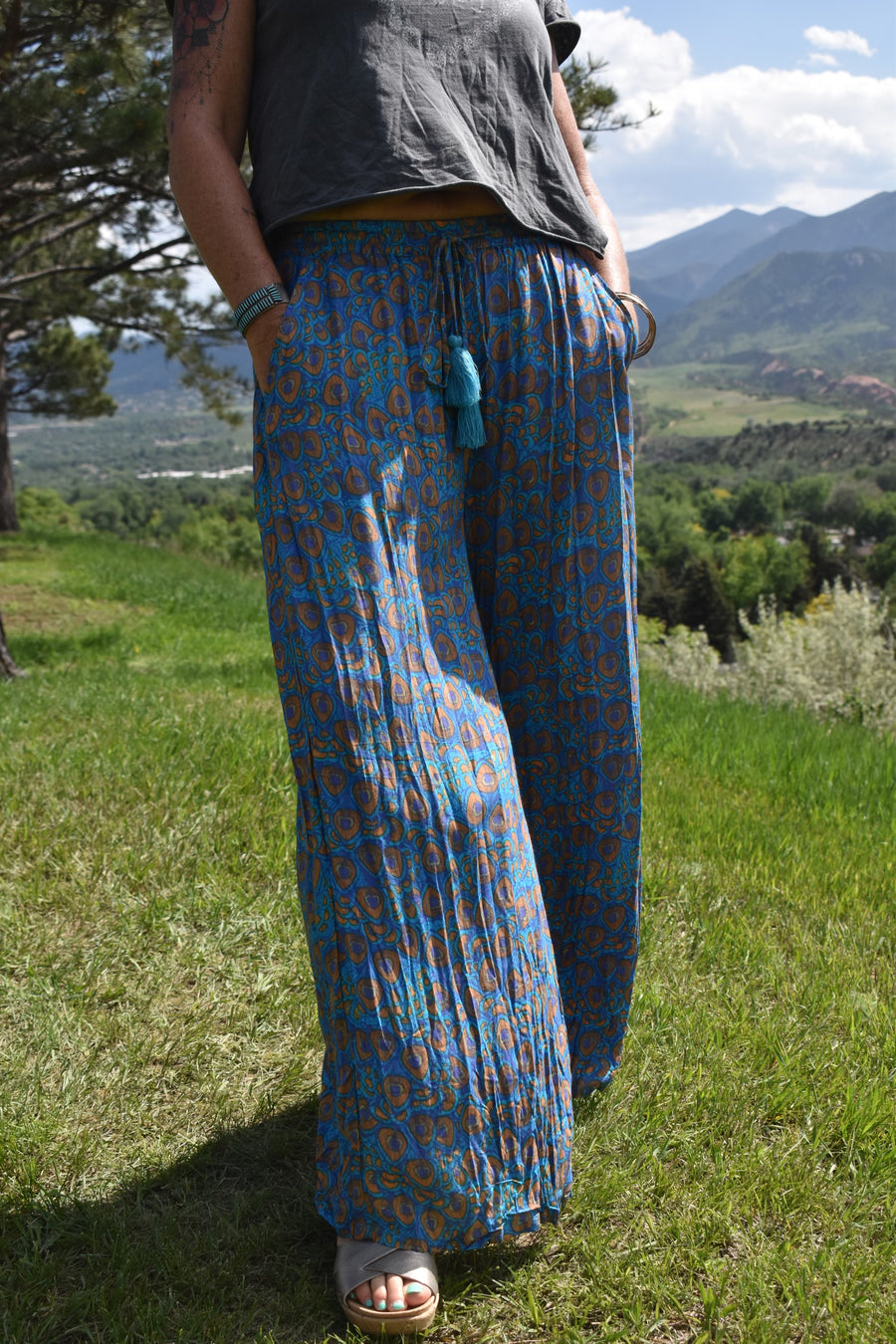 Tarot Pants-Peacock