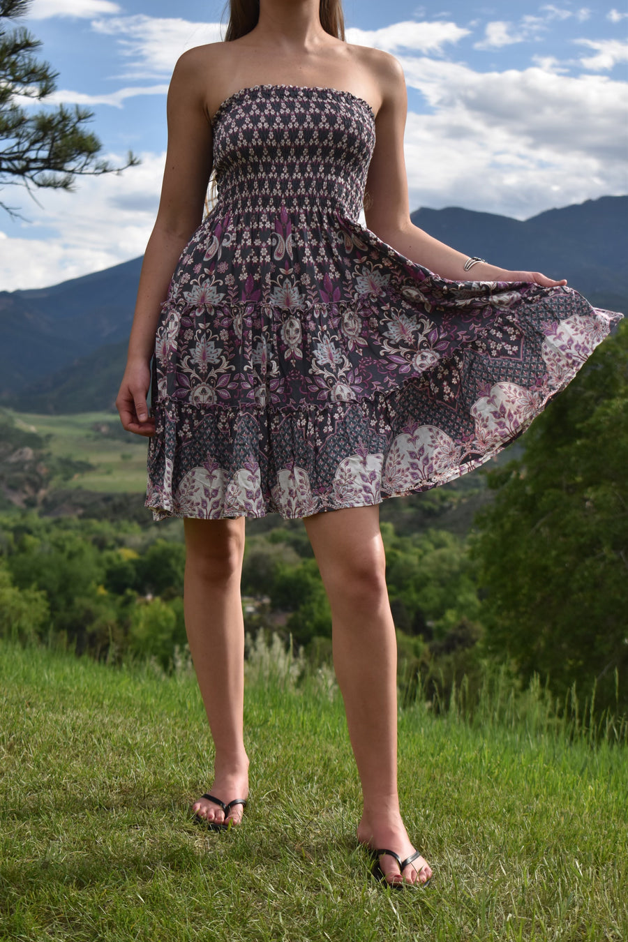 Tube Dress-Earl Grey