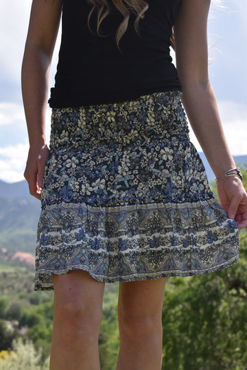 Swift Mini Skirt-Greige