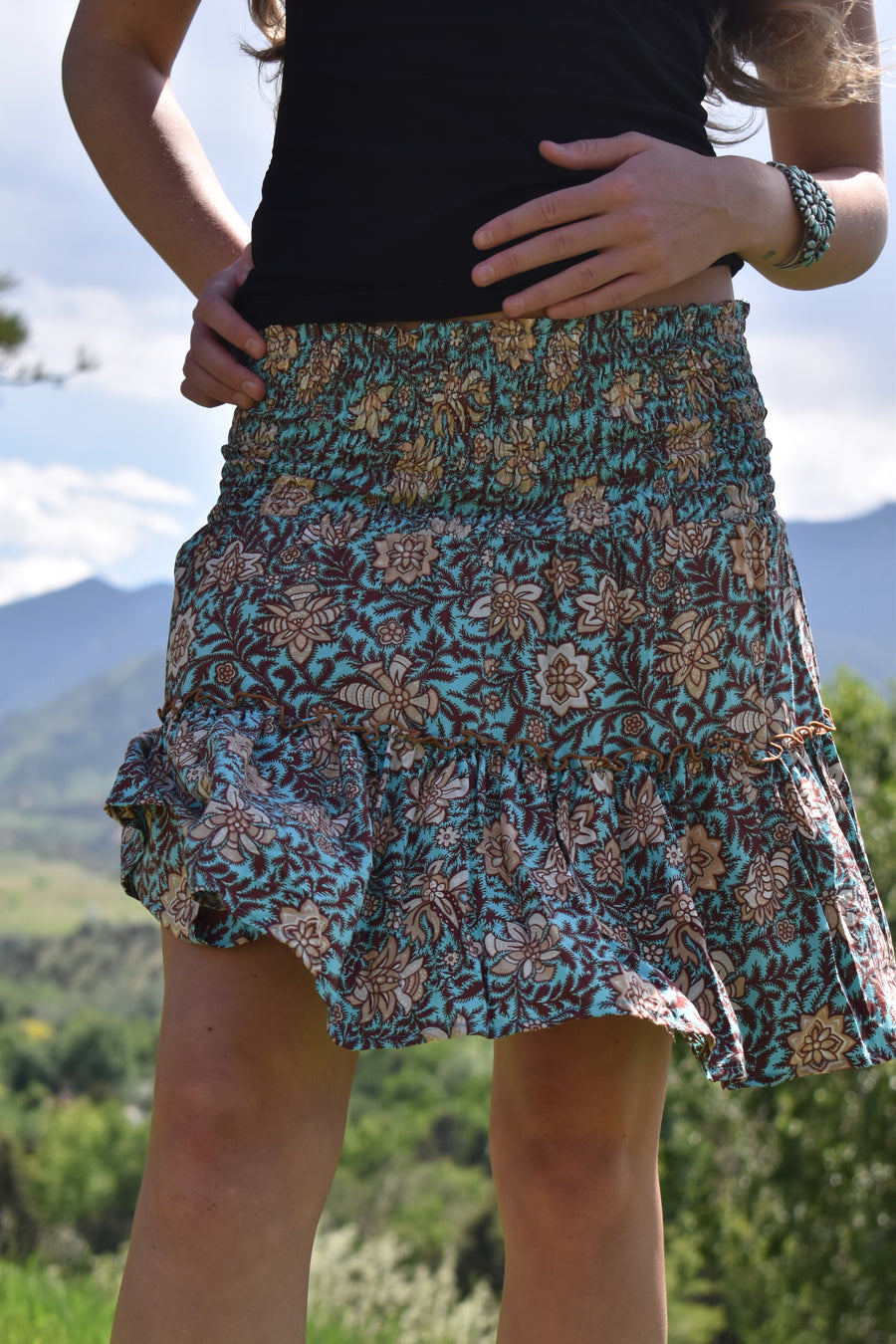 Swift Mini Skirt-Jungle Batique