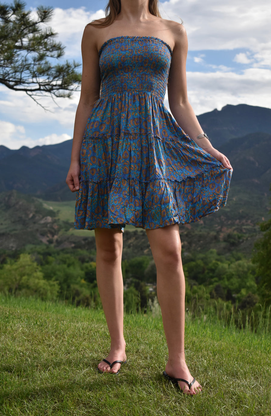 Tube Dress-Peacock