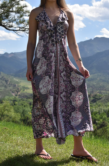Jardín Dress-Earl Grey
