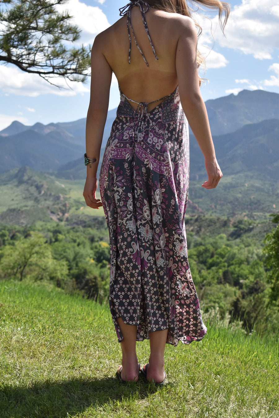 Jardín Dress-Earl Grey