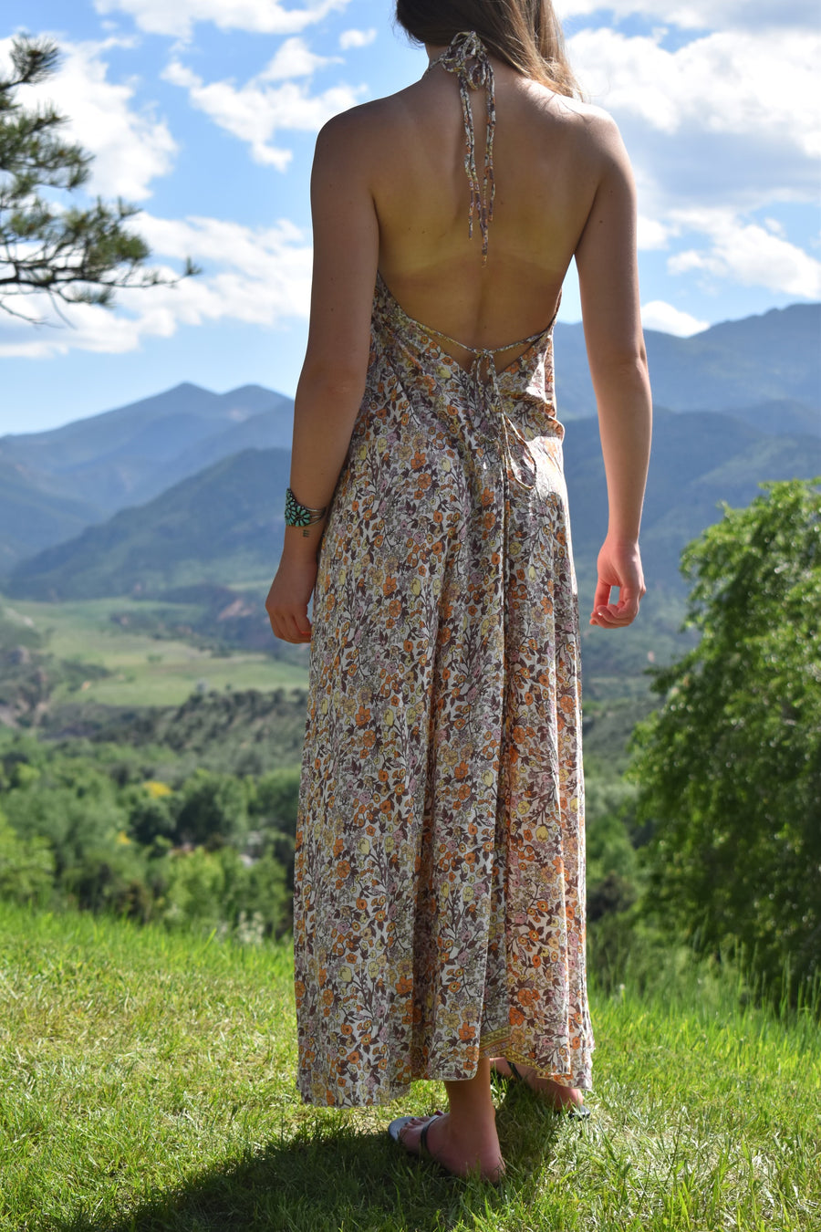 Jardín Dress-Cocoa