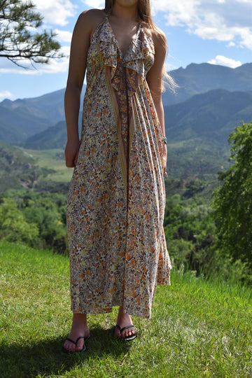 Jardín Dress-Cocoa