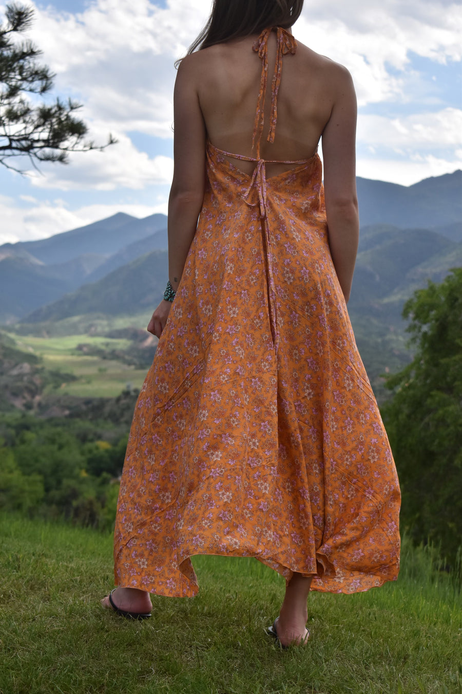 Jardín Dress-Saffron