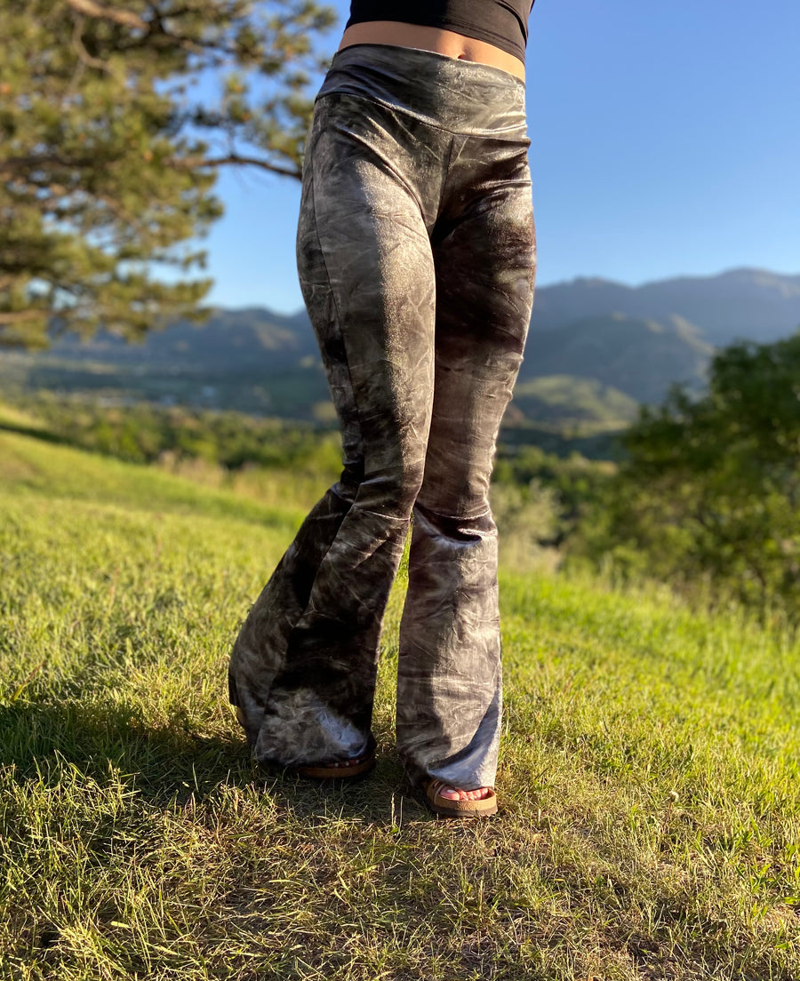 Forest Bells - Bell Bottoms - Limited Edition Natural Plant Dyed - zen nomad